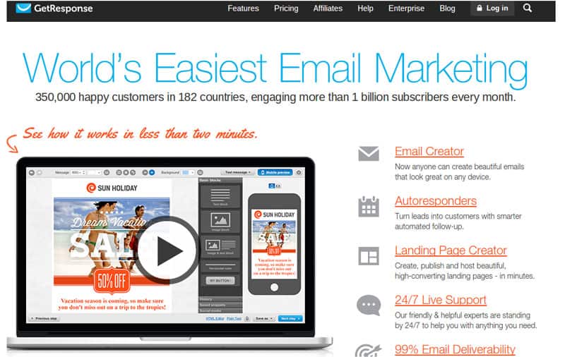 WebWize Email Campaign - getResponse