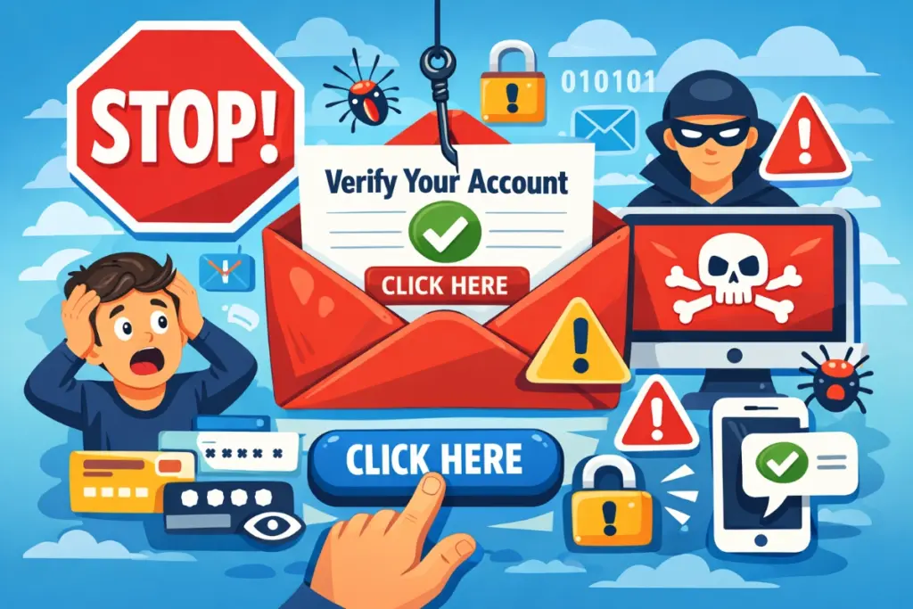 Stop Clicking Verification Links | Security Mental Model | WebWize Blog